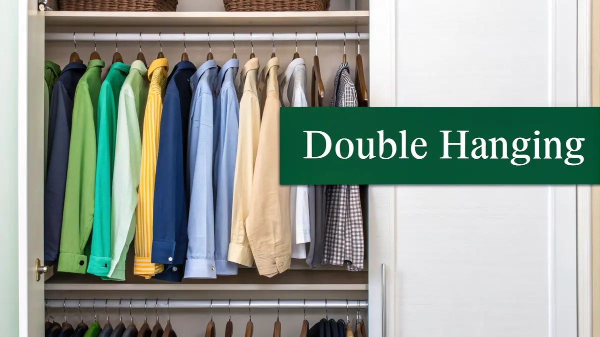 Image of an organized closet
