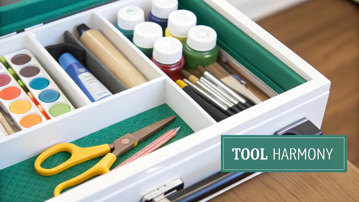 Craft Supplies Organization