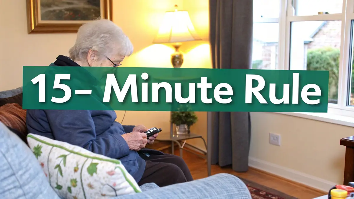 Start Small with the 15-Minute Rule