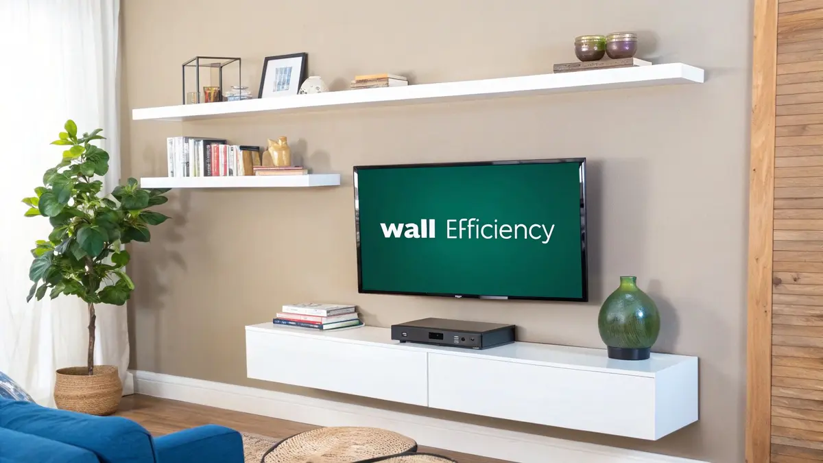 Floating Shelves and Wall-Mounted Storage