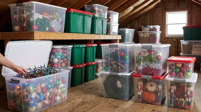 Best storage bins for seasonal decorations in 2026