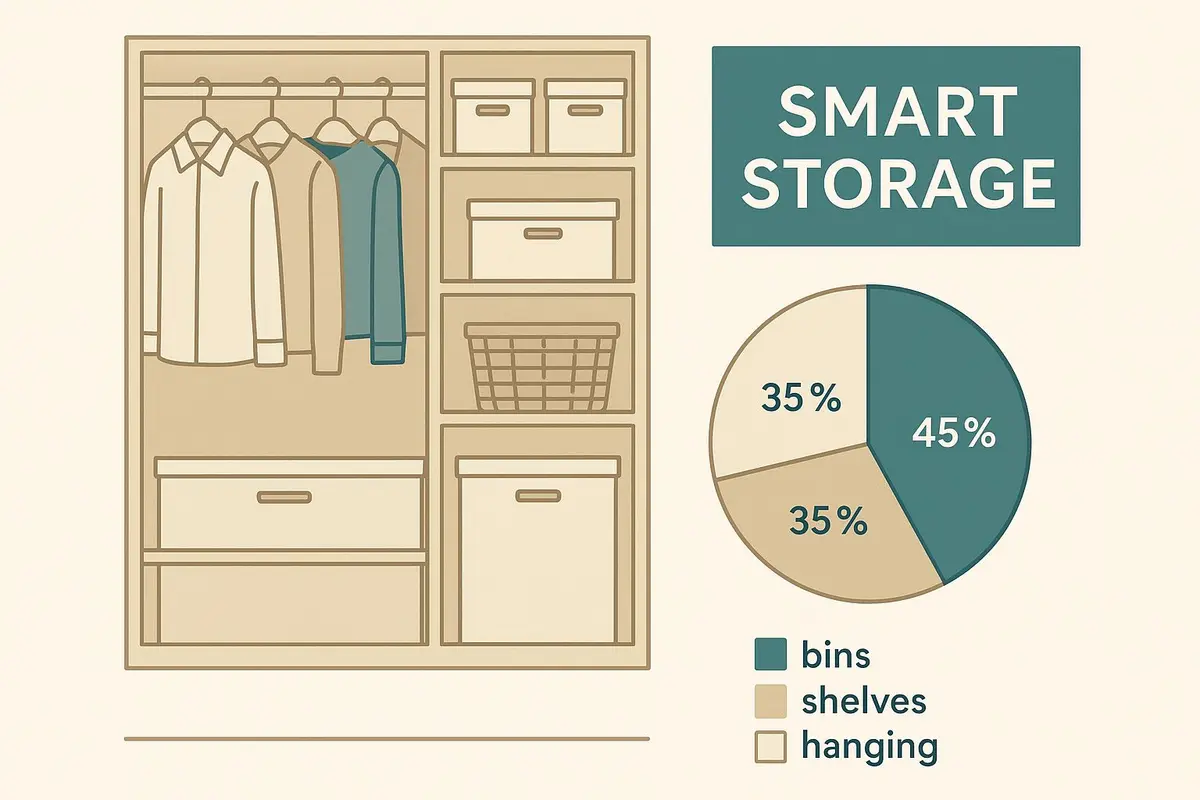 Infographic about how to get rid of clutter