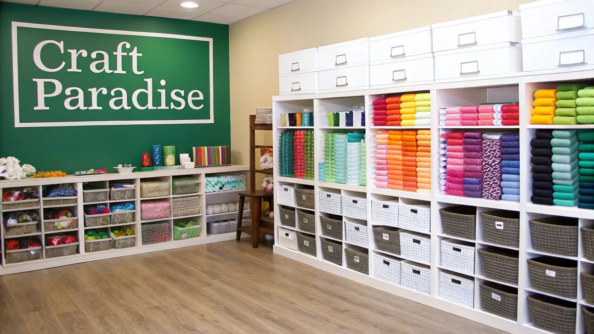 Craft Supplies Organization