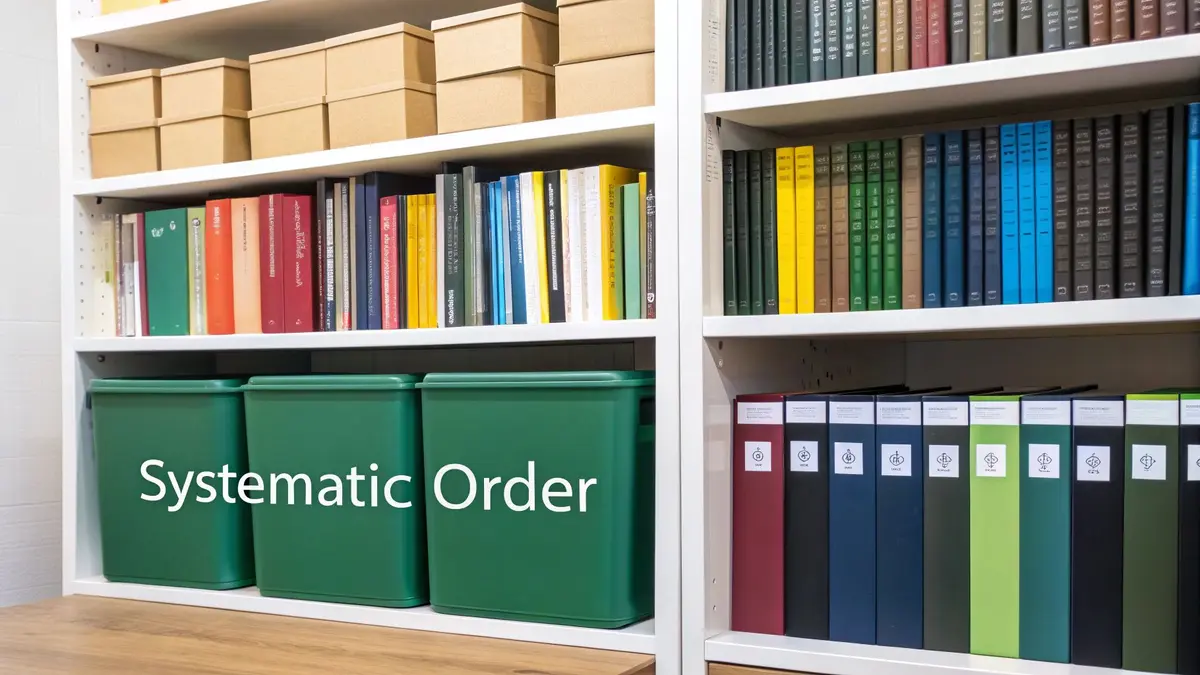 Professional organizer working with client