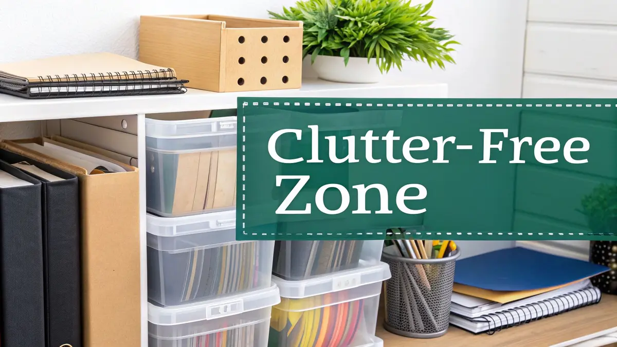 Professional organizer working with client