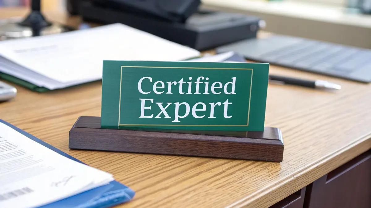 Professional organizer with client