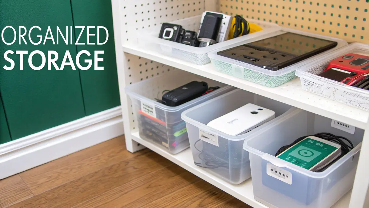 Storing electronics properly is essential for their longevity.