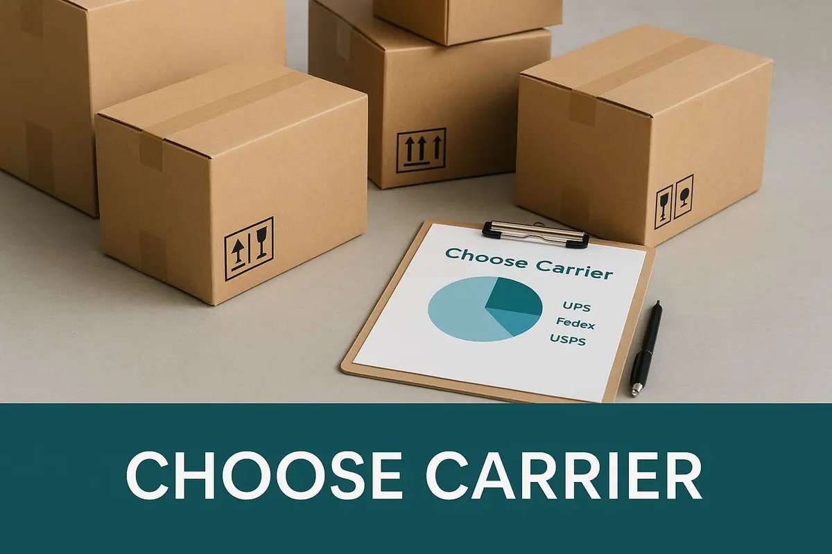 Infographic about how to ship boxes when moving