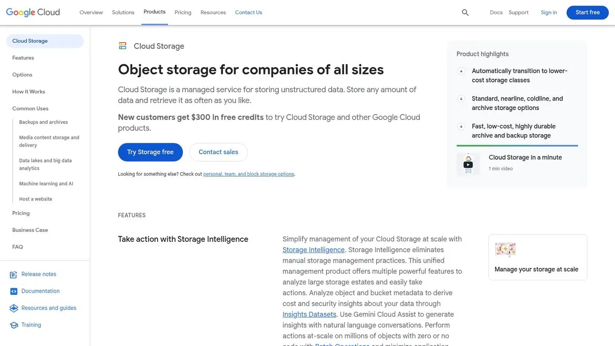 Google Cloud Storage