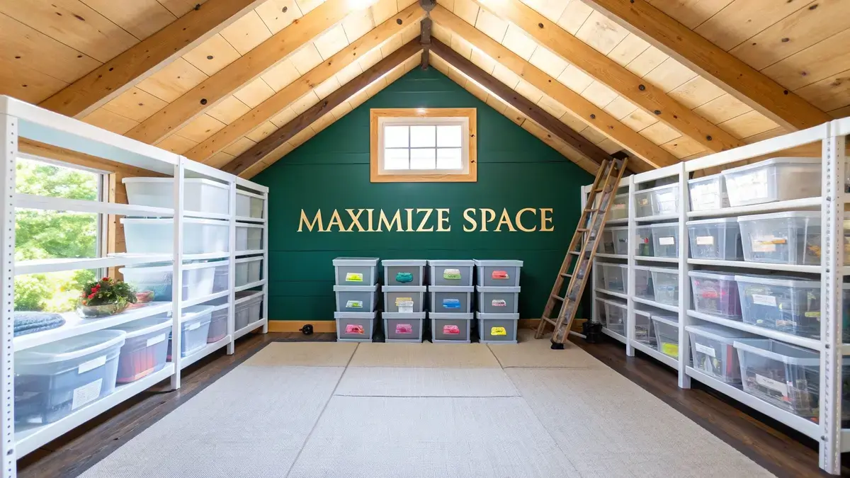 8 Attic Storage Solutions to Maximize Space in 2025