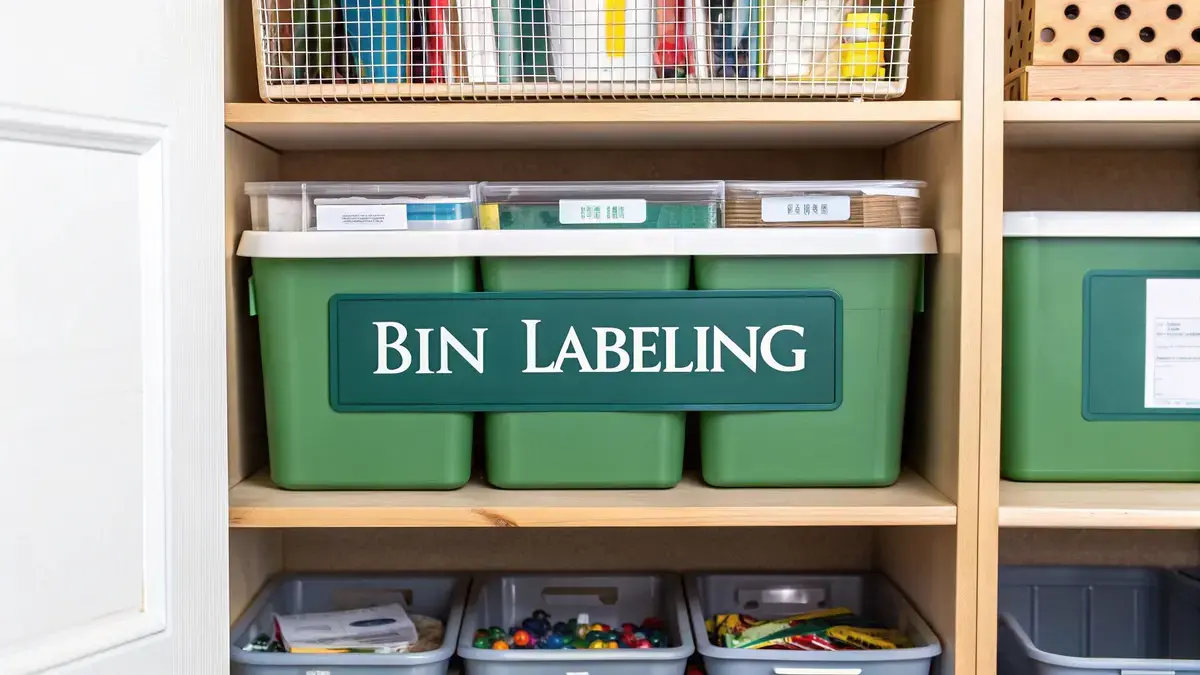 How to Label Storage Bins: Easy Tips to Organize Quickly